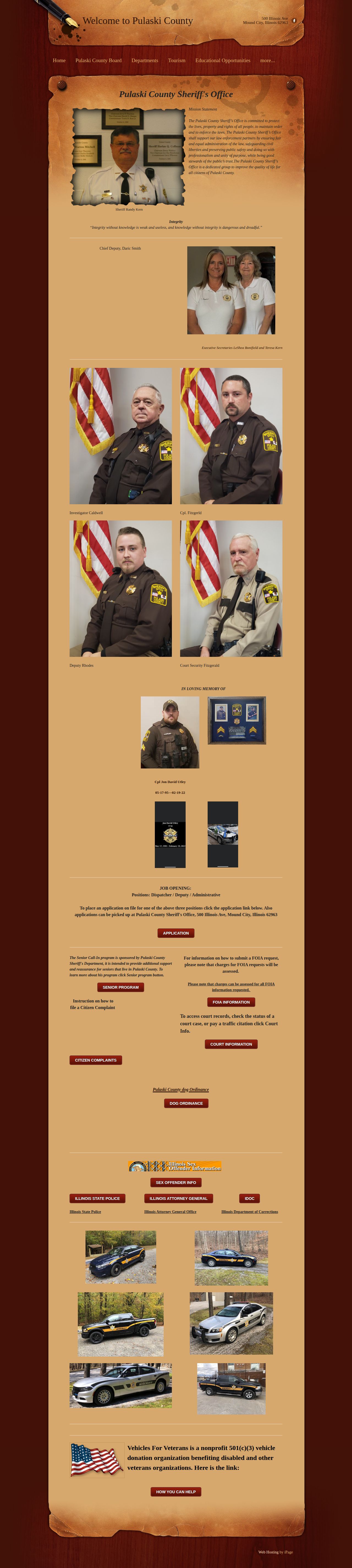 Pulaski County released inmate mugshot official sheriff source